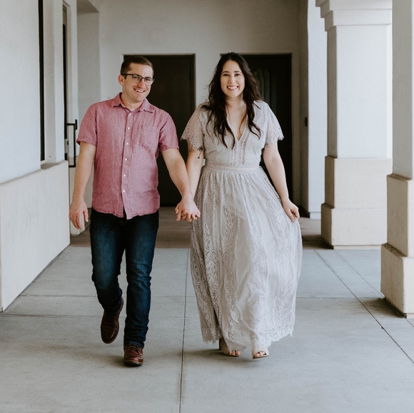 Grey Boho Maxi Dress - Picture 3 of 5
